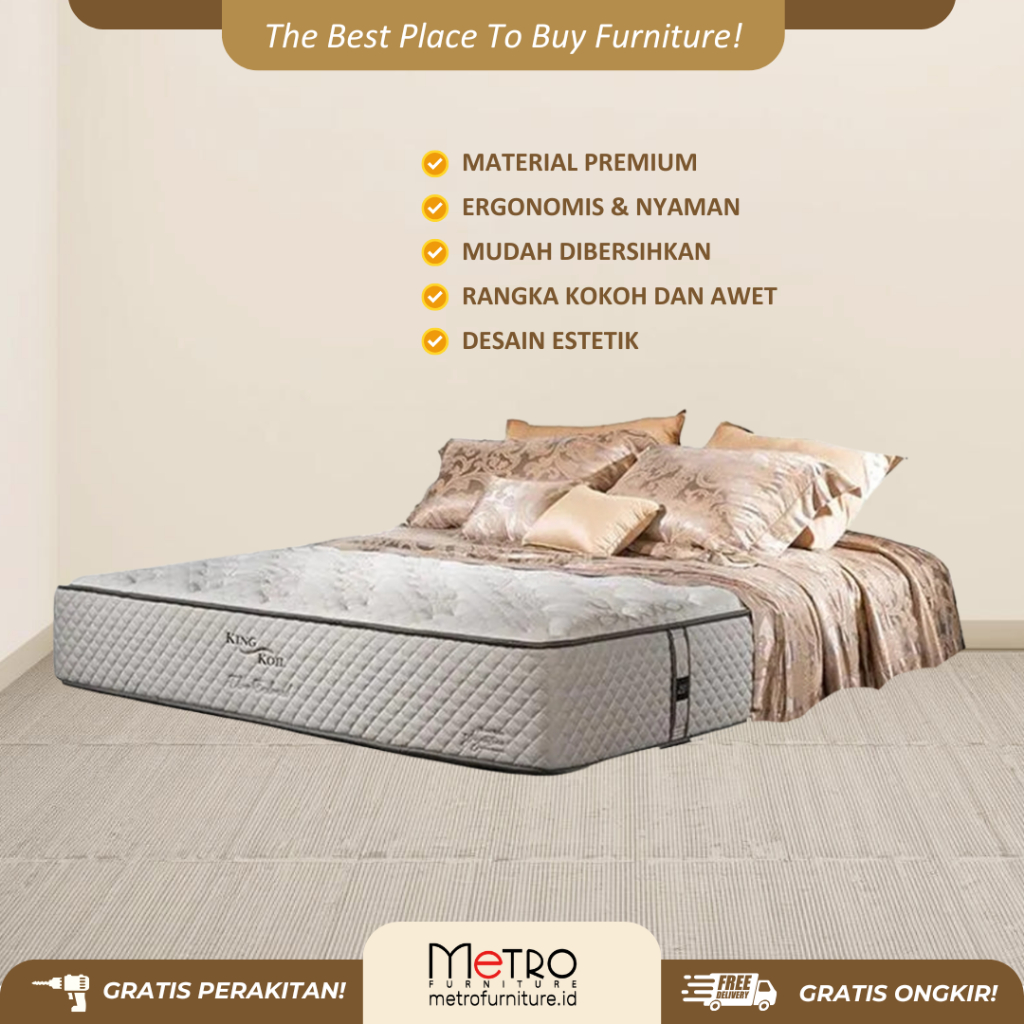 Spring Bed King Koil Chiro Endorsed - 100/120/160/180/200 (Mattress)