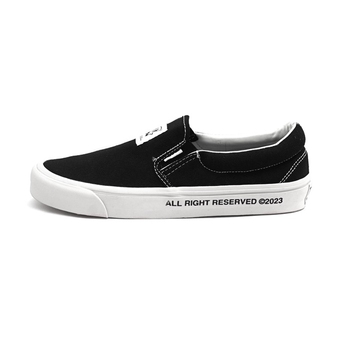 The Don's House VANCOUVER BLACK - Sepatu Slip On Casual Pria Wanita 39-44