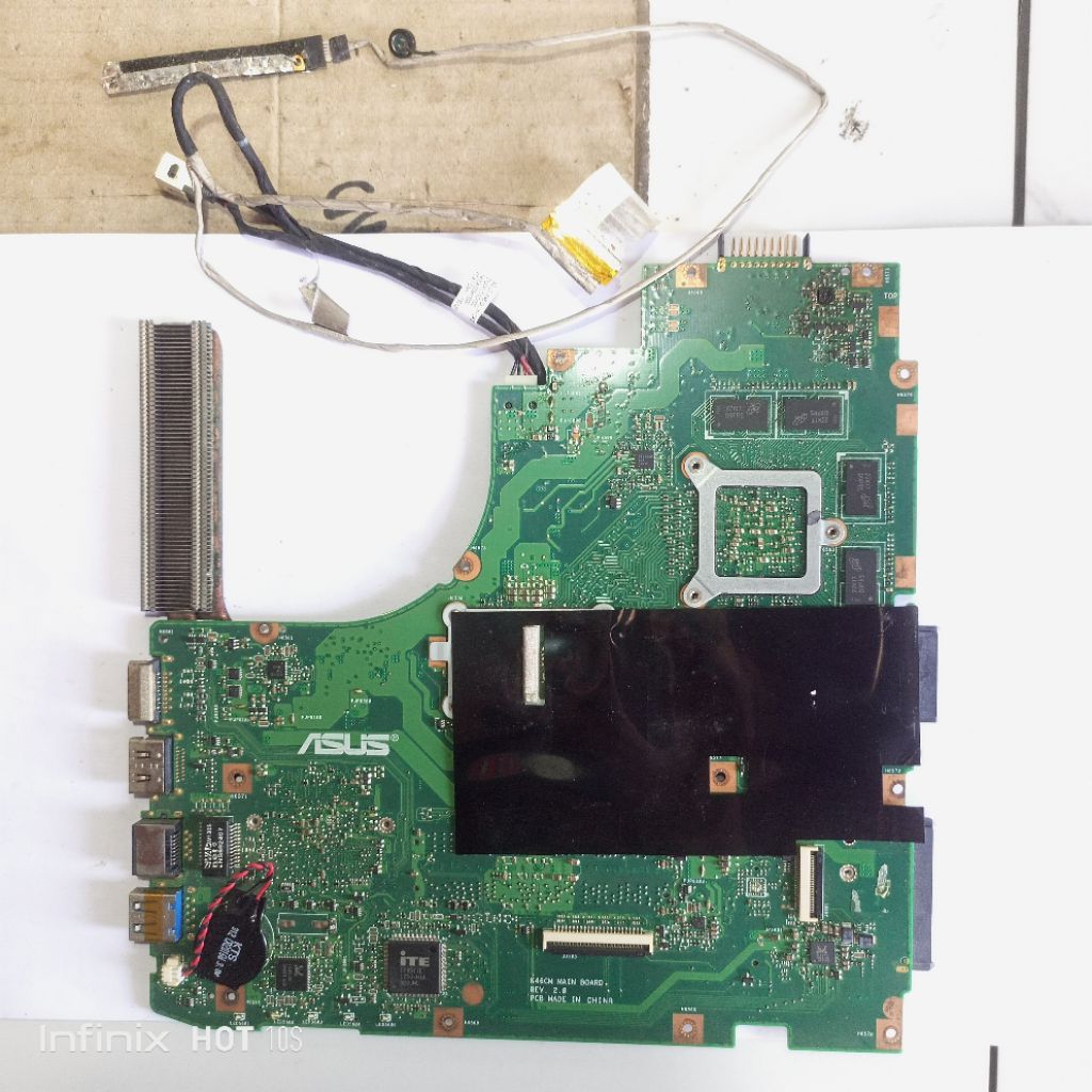 Motherboard mainboard mesin asus k46cb series asus k46c k46cm a46c intel core i3 dual vga ori