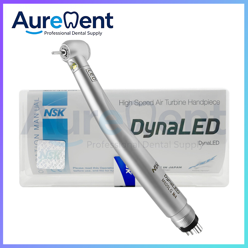 NSK DynaLed Dental Handpiece Highspeed High Speed LED Push Button 4 Hole NSK Dyna Led MDY