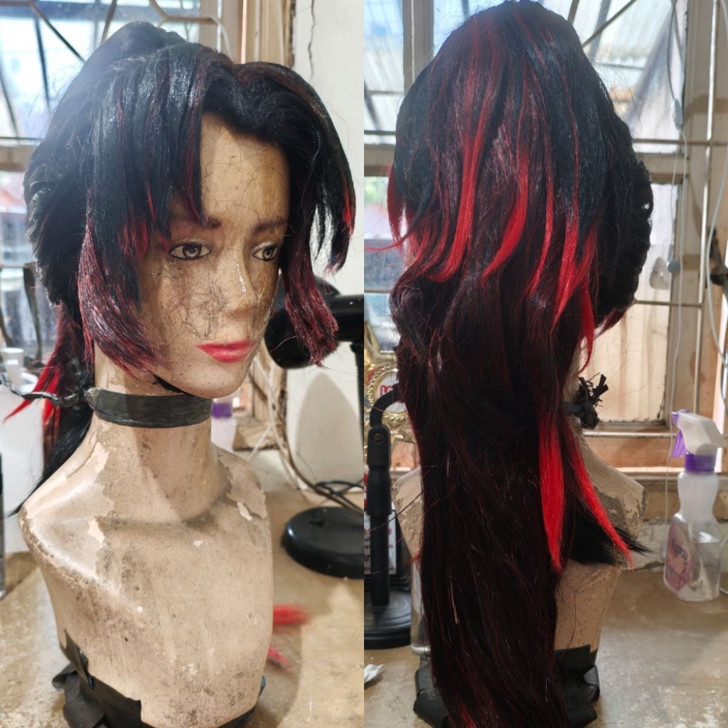 WIG YORIICHI TSUGIKUNI DEMON SLAYER COSPLAY