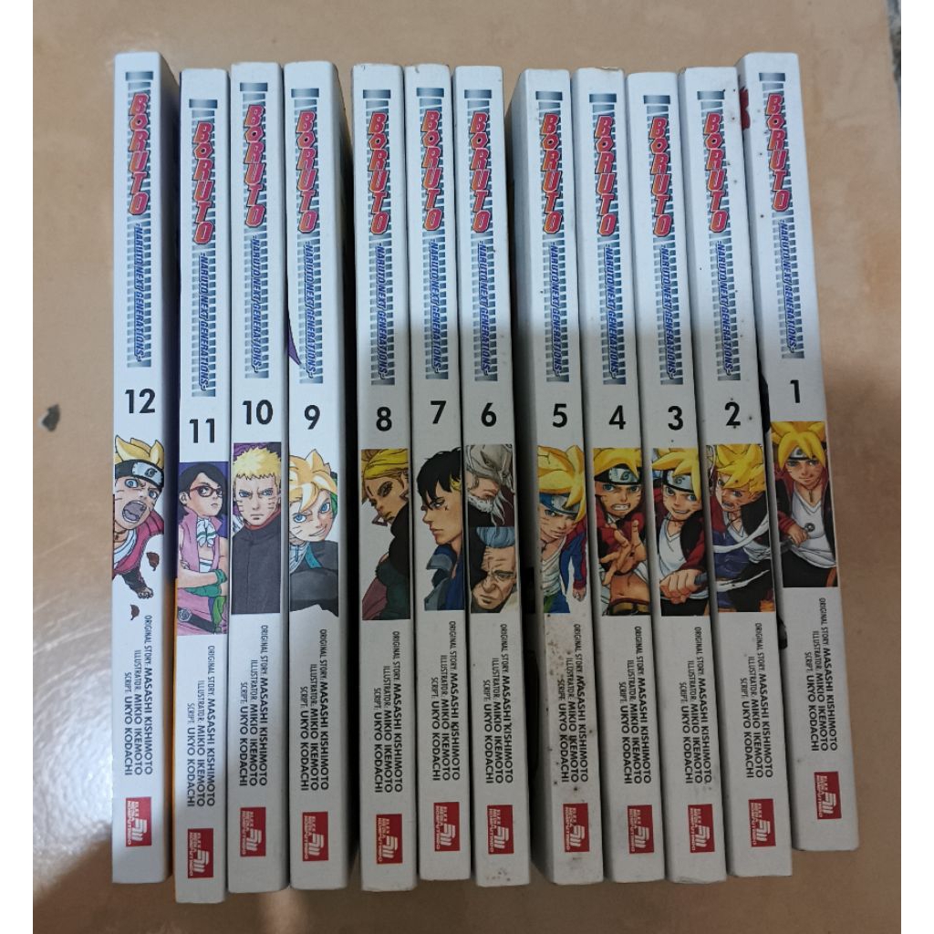 komik boruto vol 1-10