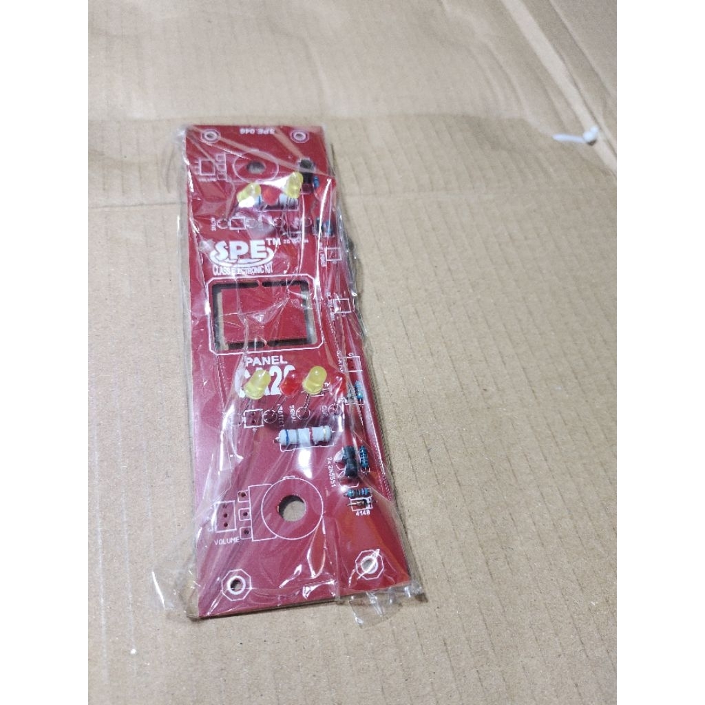 Kit Panel depan power amplifier CA 20 PANEL saja