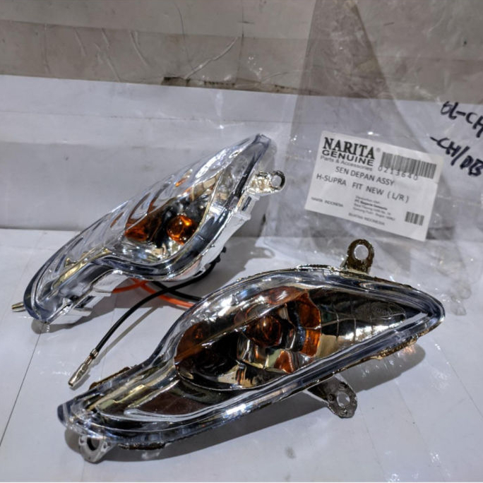 lampu sen depan honda supra fit new assy narita - variasi anp