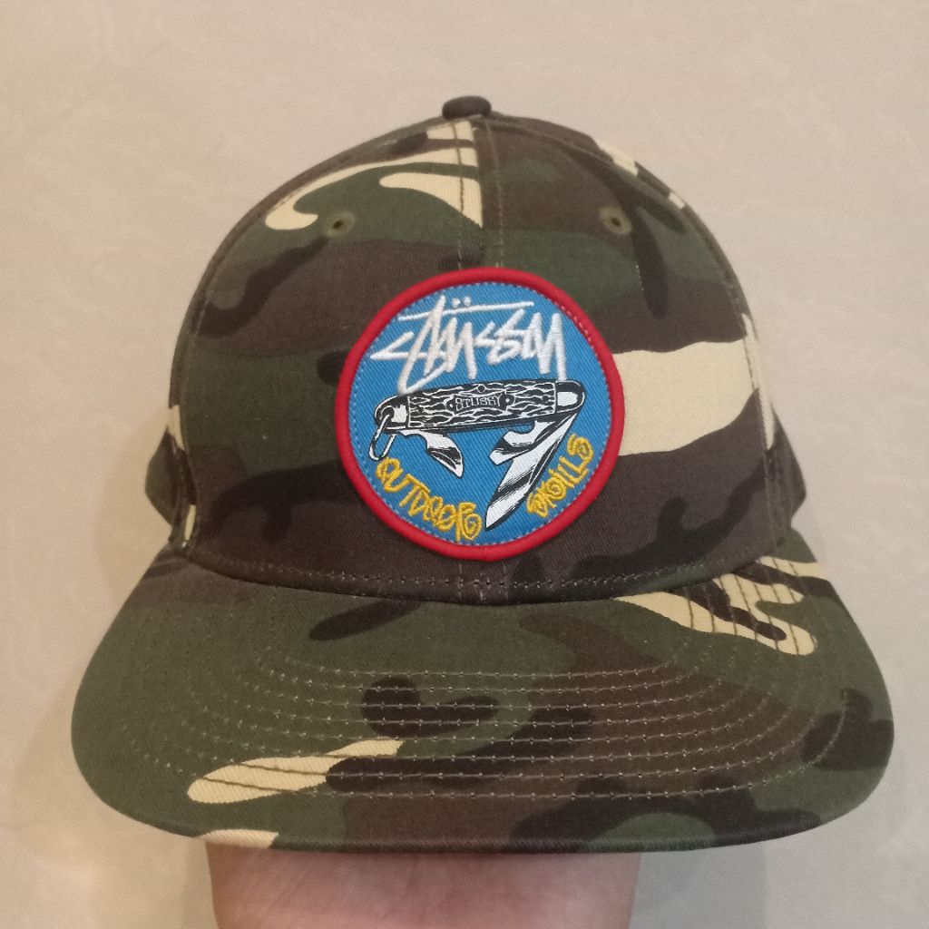 Topi Stussy Troops Camo