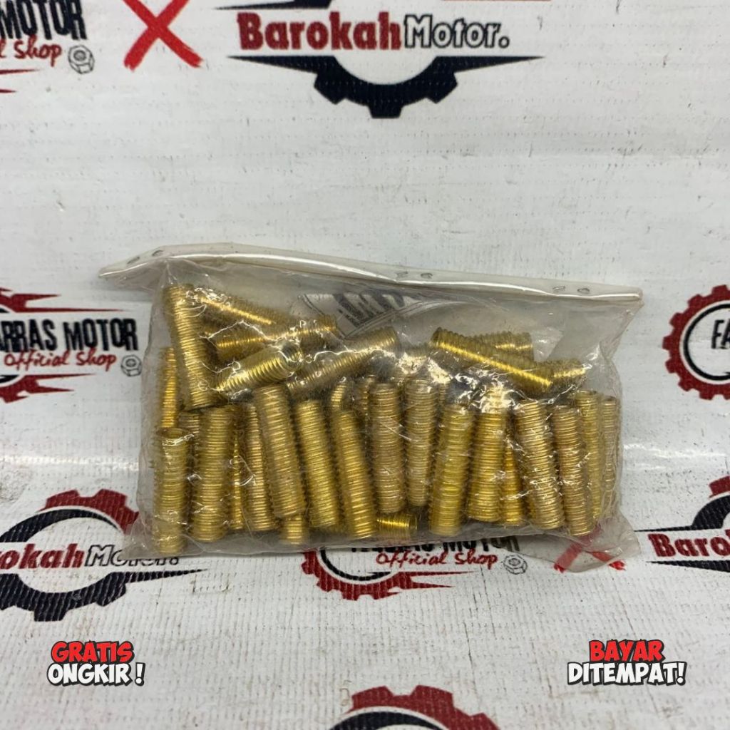 SOK DRAT KUNINGAN M6 KUNCI DRAT 10