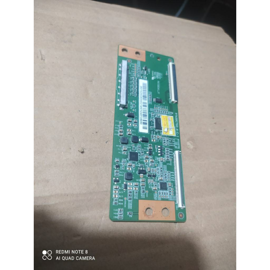 MESIN TCON TIKON T CON TIKON TCON T CON  PCB BLOK TIKON  TV POLYTRON 43D150 PLD43D150 43t150 43b1550