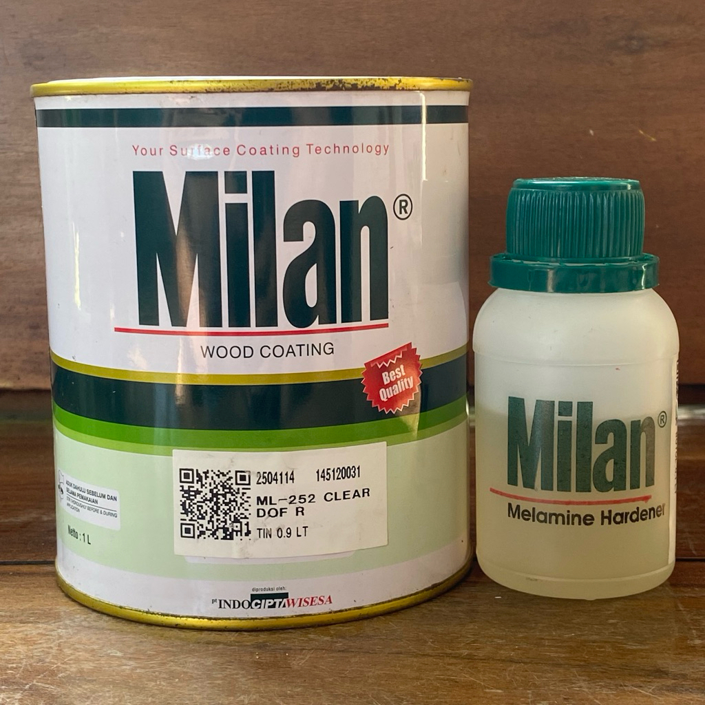 cat kayu melamine top coat MILAN (ML-252 Clear) CLEAR DOFF
