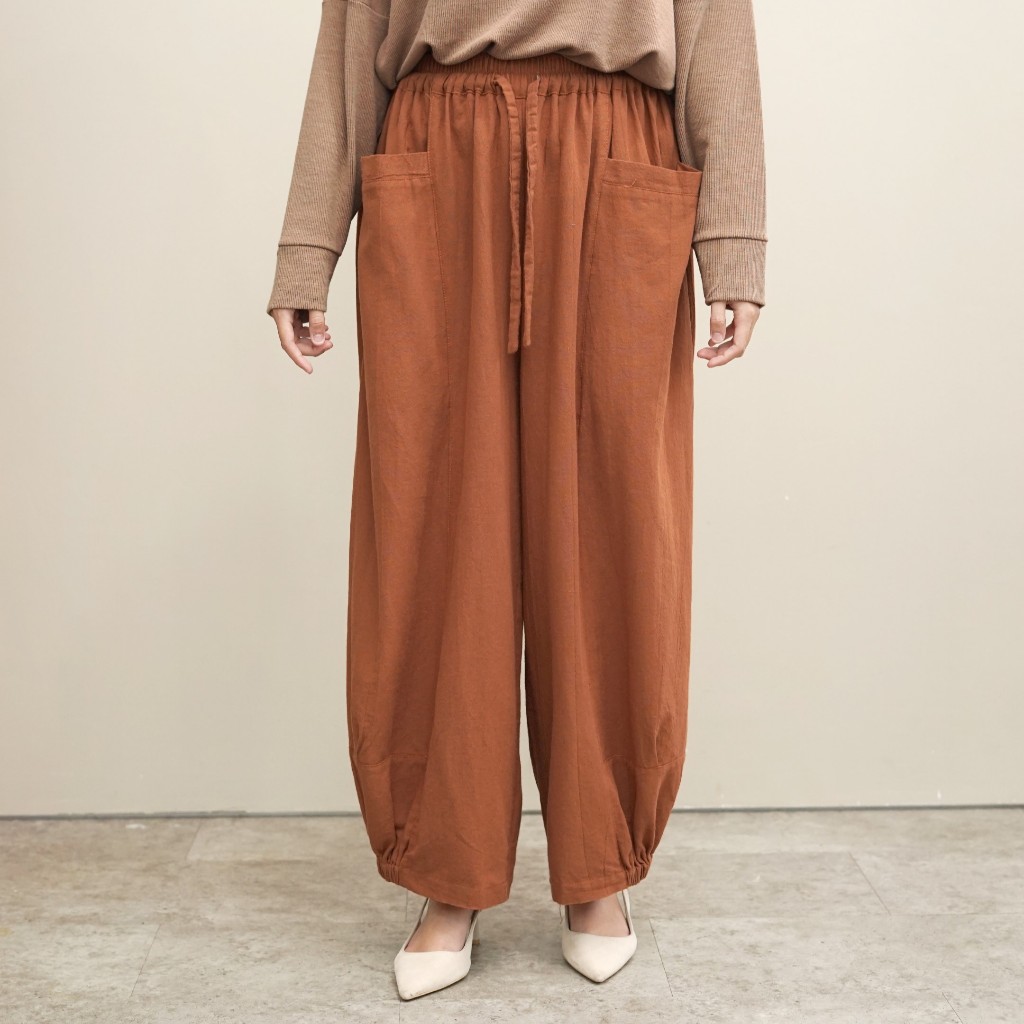 leora pants by Ederra - celana barrel wanita