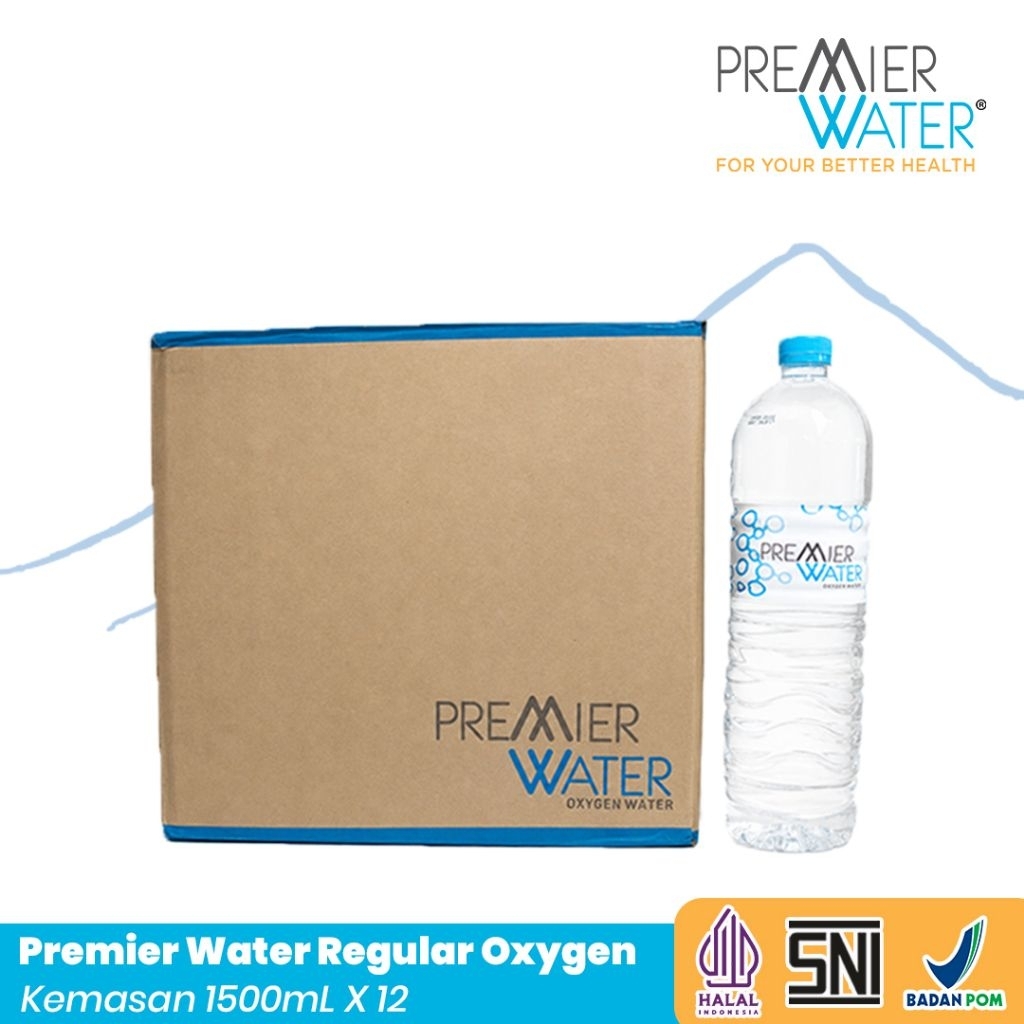 Premier Water Air Mineral beroksigen 1500Ml x 12 (1 box)