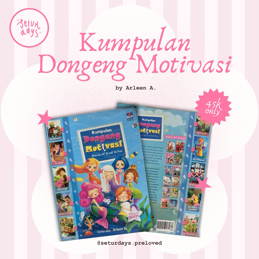 Kumpulan Dongeng Motivasi - Arleen A. [ secondhand books by @seturdays.preloved]