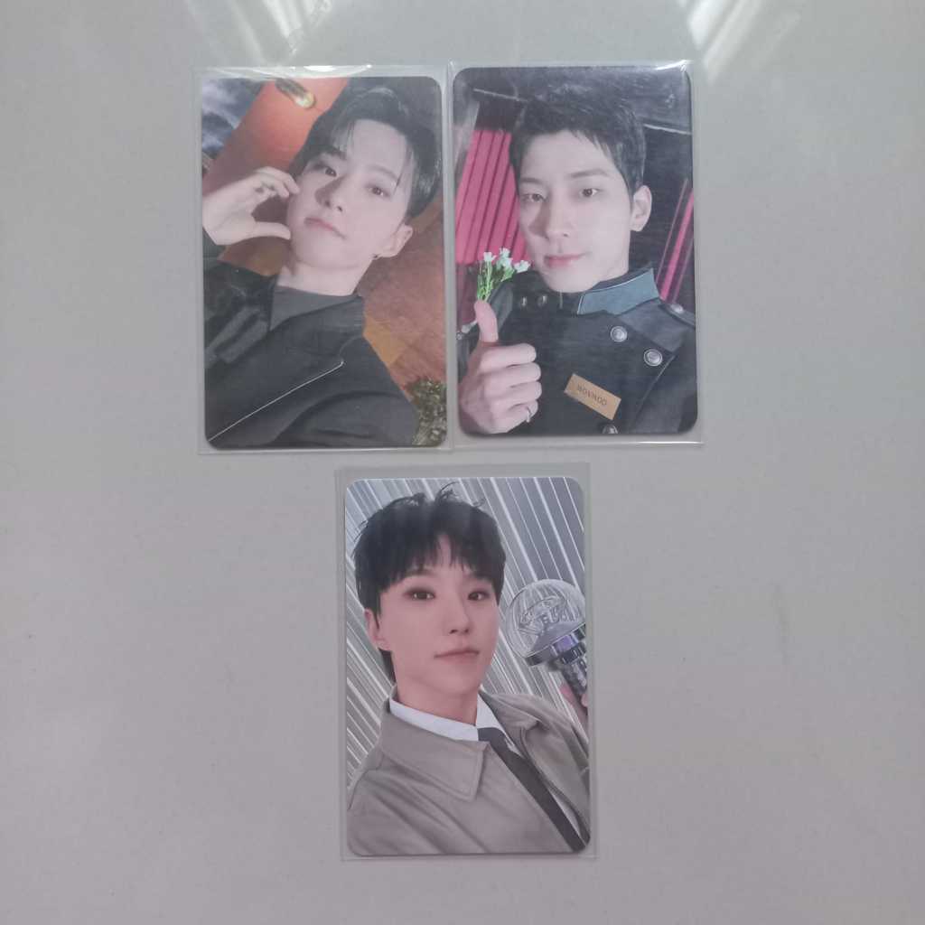 PHOTOCARD WONWOO HOSHI SEVENTEEN OFFICIAL || PC CARATZONE FOLLOW HOSHI + WONWOO + HOSHI CARATZONE CA