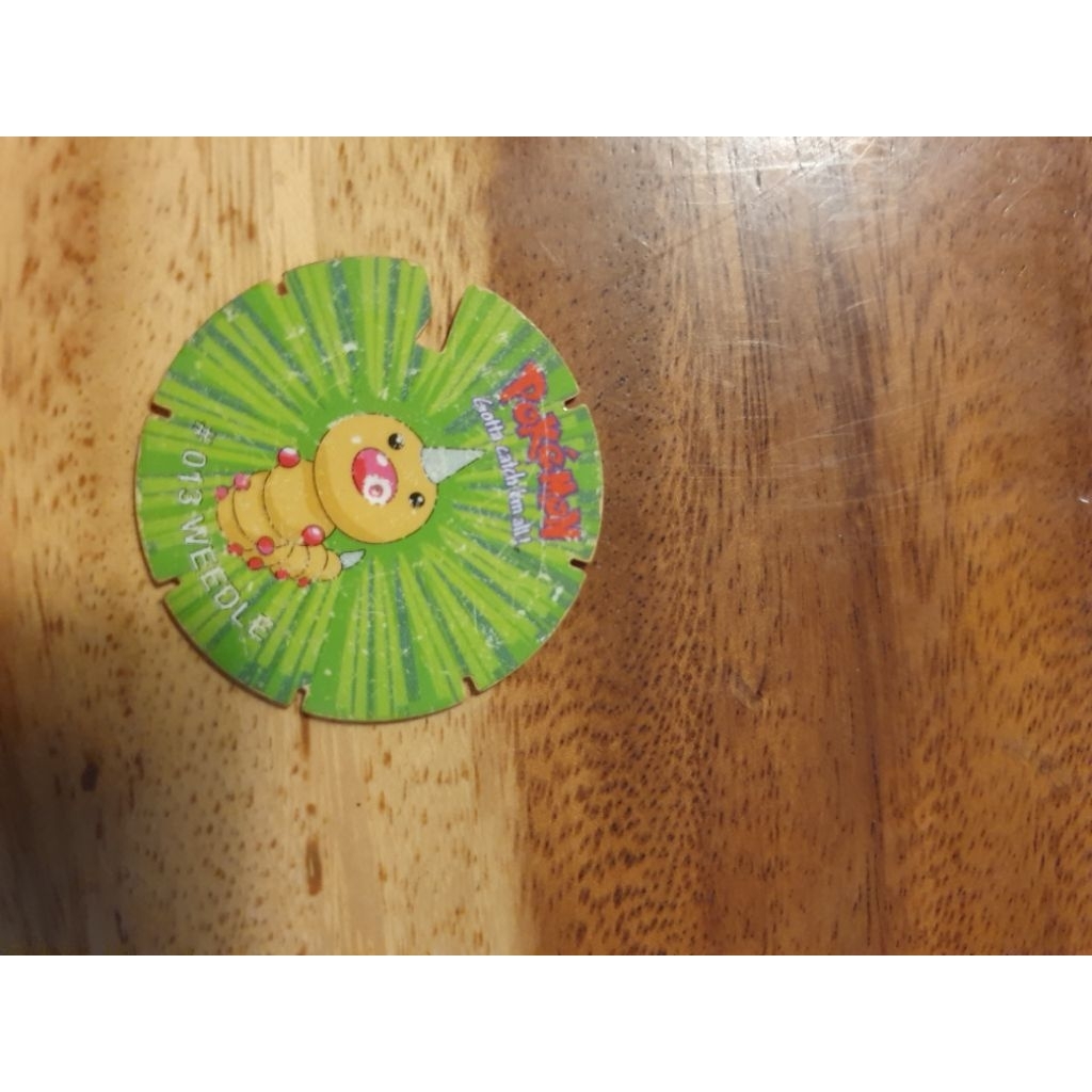 Tazos Spin Pokemon Weedle
