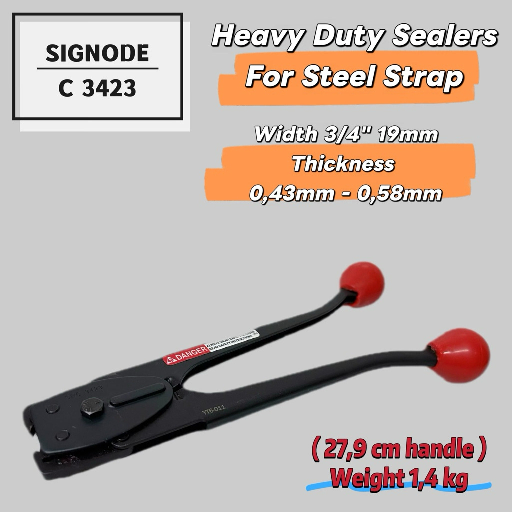 Signode sealer C 3423 / sealer signode c 3423 for steel straping 19mm