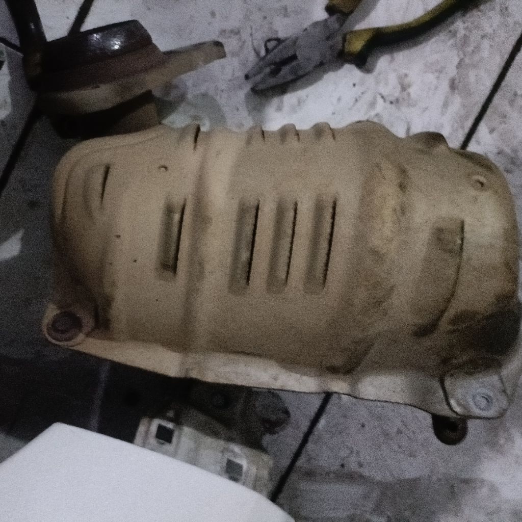 cover plat tutup header knalpot atas katalis exshaust convector original honda freed pnp jazz ge8 be