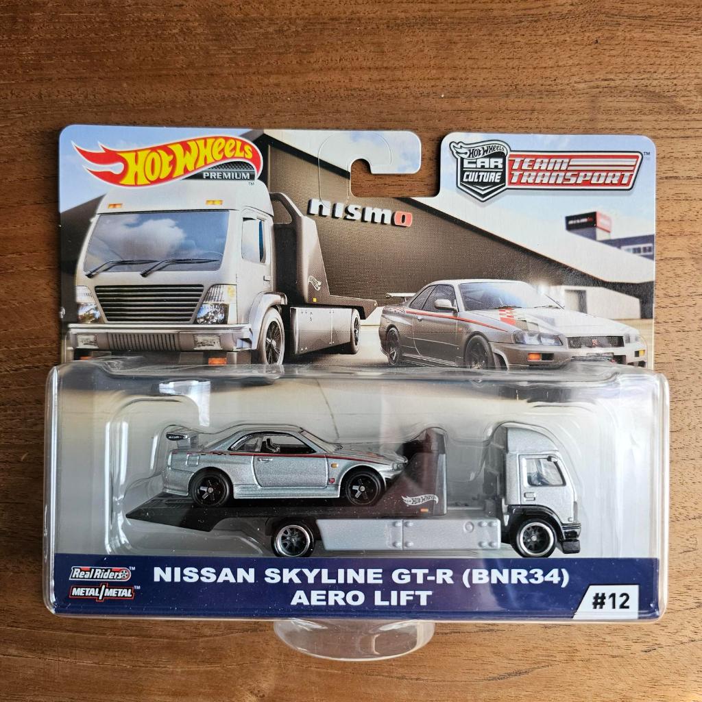 Hot Wheels Team Transport Nissan Skyline R34 Nismo