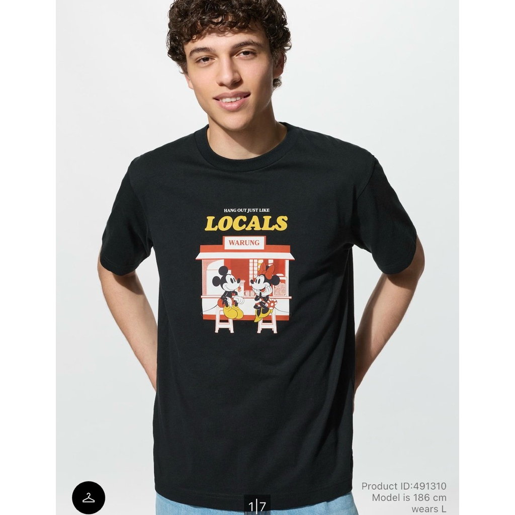 JASTIP UNIQLO MEN Kaos Disney UT T-Shirt FREE Paperbag