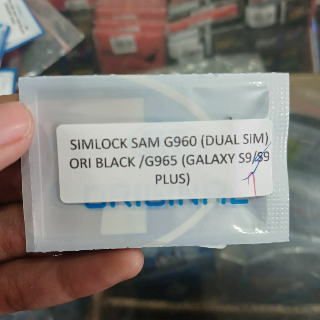 slot sim samsung G960/GALAXY S9 G965/GALAXY S9 PLUS (DUAL SIM) simlock simtray tempat sim