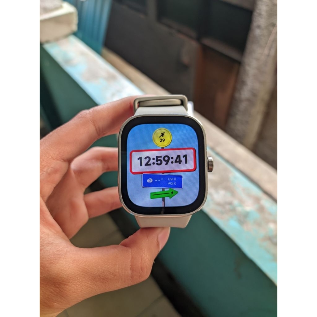 {SECOND} Redmi watch 4 -free case pelindung- (Silver gray) / smartwatch second / barang bekas