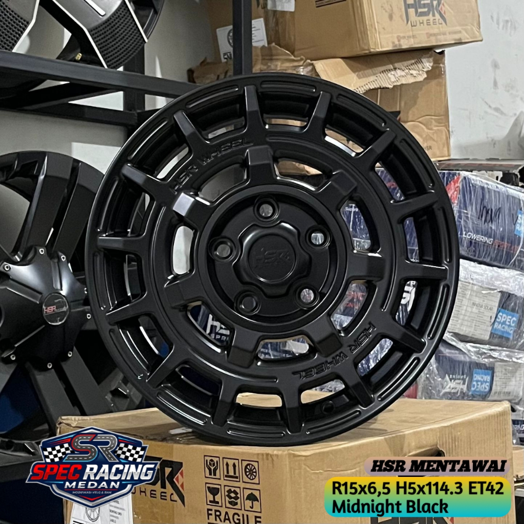 Velg 15 L300, Granmax, Terios, Rush, BRV, Carry Pick Up, APV, Luxio, dll HSR MENTAWAI R15 pcd5x114