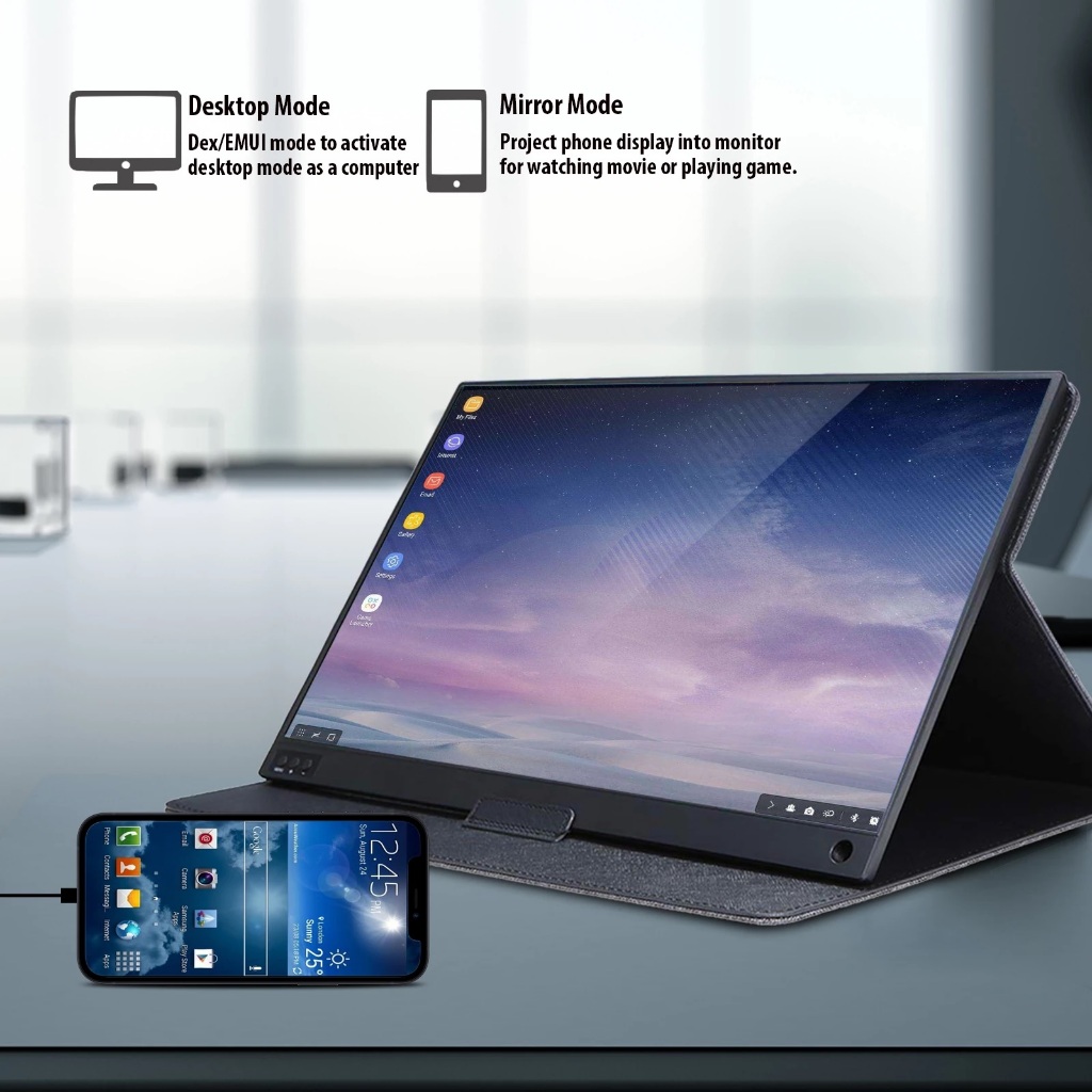 Monitor Portable 15.6 16 Inch Touchscreen HDMI Type C Thunderbolt USB Full HD 1080p 1200p WUXGA Lapt