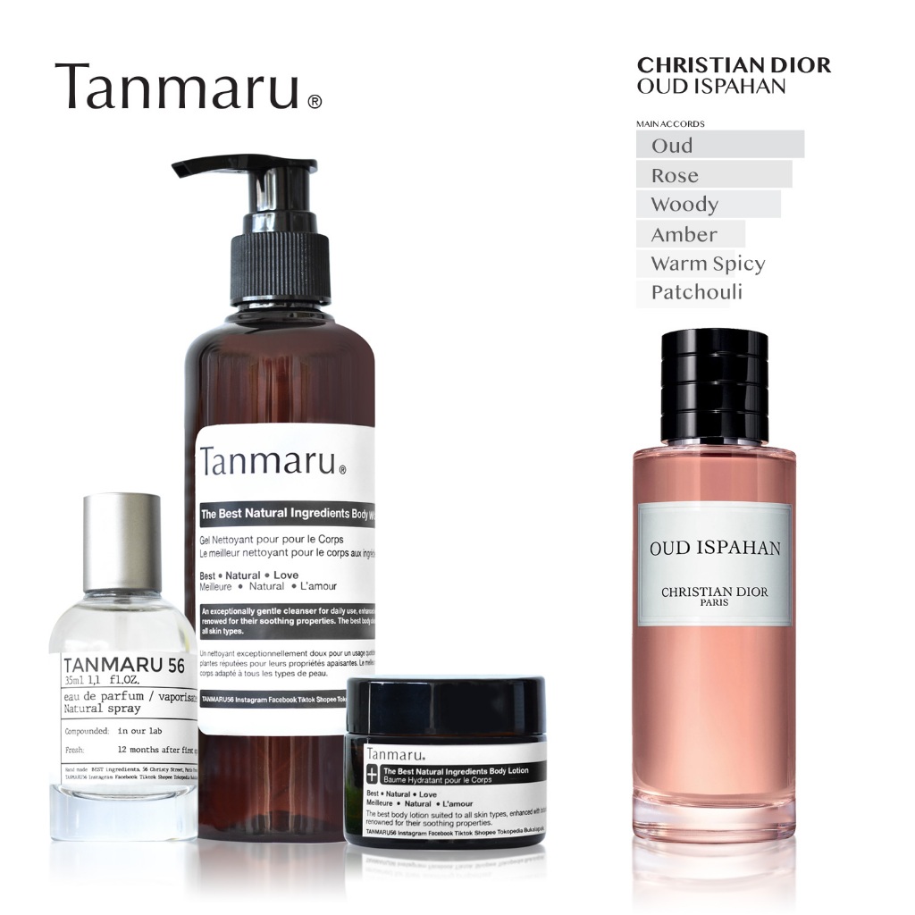 Christian Dior Oud Ispahan | Parfum | Body Wash | Body Lotion | Tahan 6-8 jam