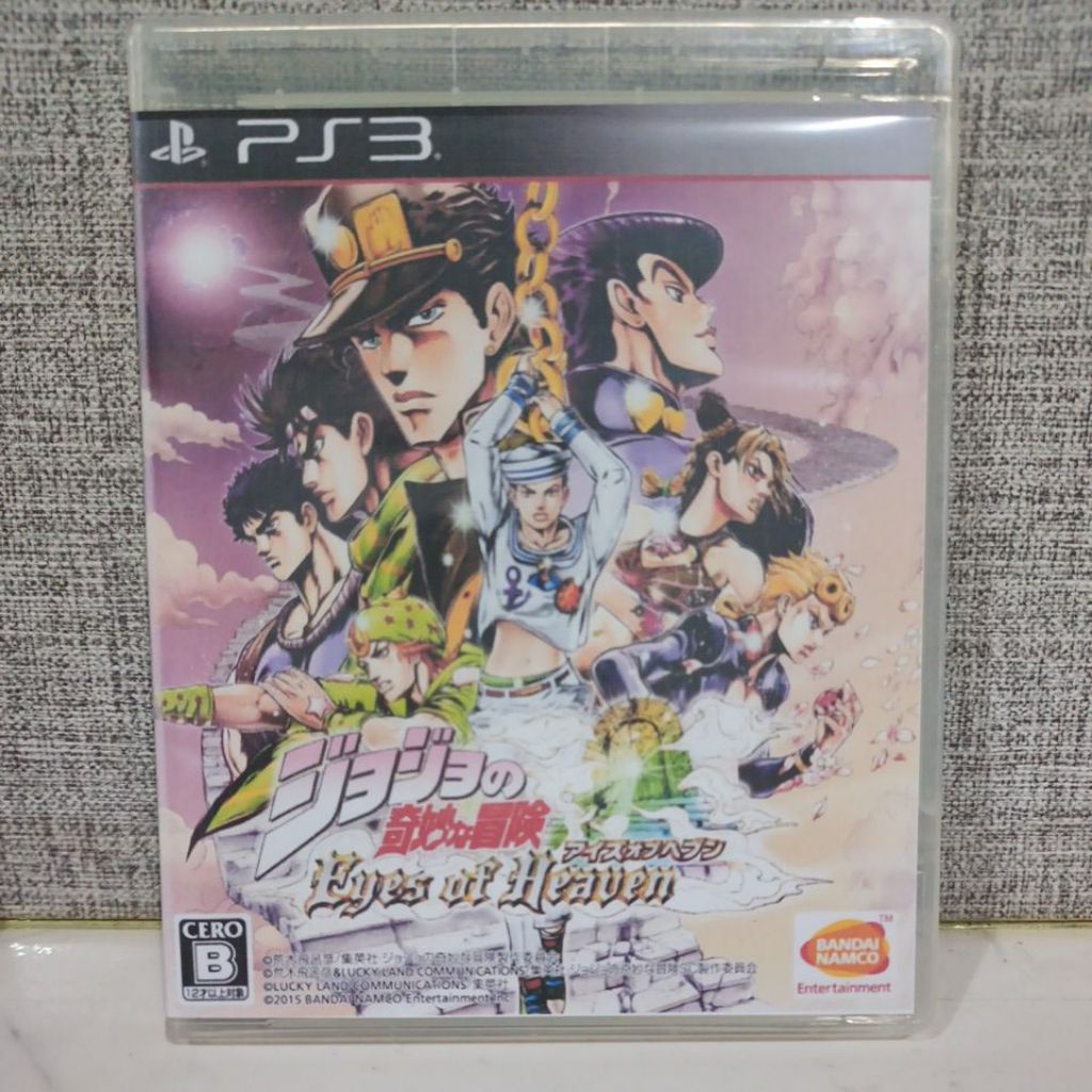 BD CD KASET ORIGINAL PS3 JOJO Bizzare Adventure Eyes Of Heaven Jpn Bahasa Jepang