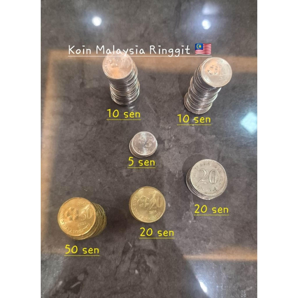 Koin Malaysia Ringgit Paket (110 pieces)