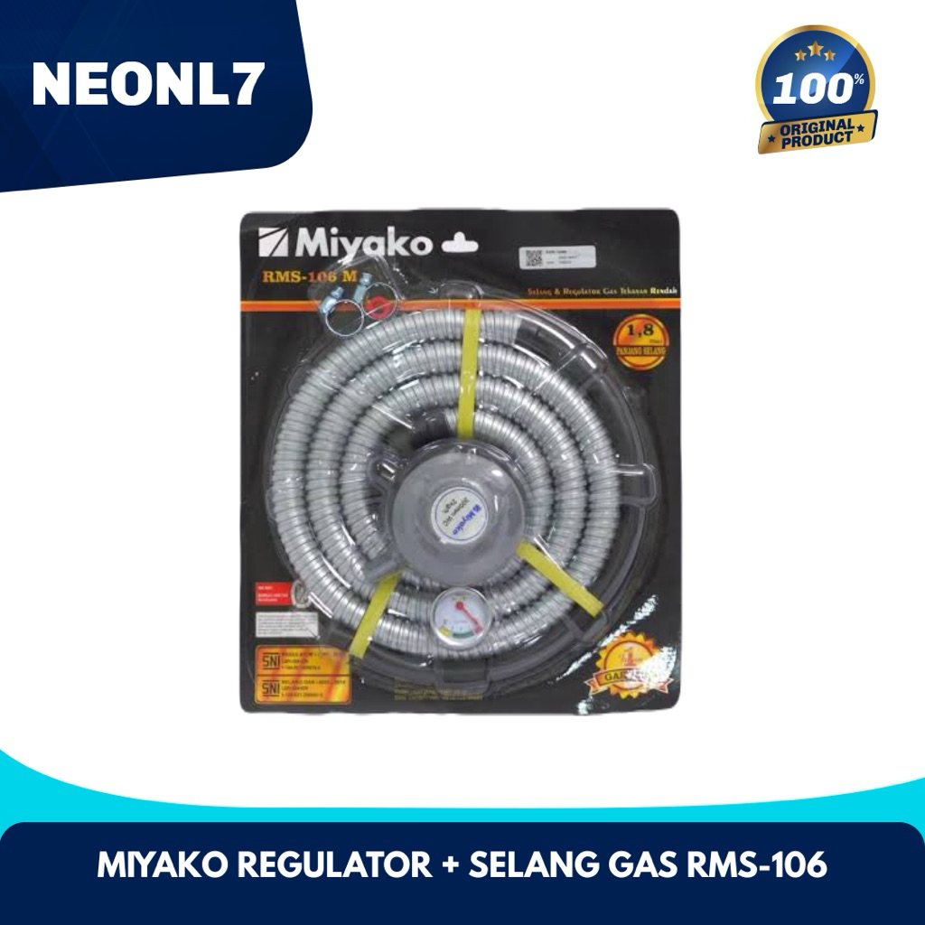 MIYAKO REGULATOR GAS + SELANG GAS RMS-106