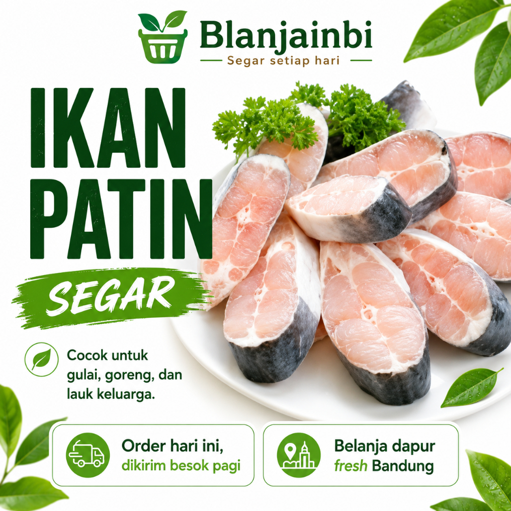Ikan Patin Fresh - Praktis untuk Goreng, Pindang, dan Menu Keluarga
