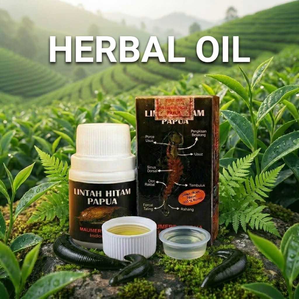 Lintah hitam papua asli original 100% minyak khas papua