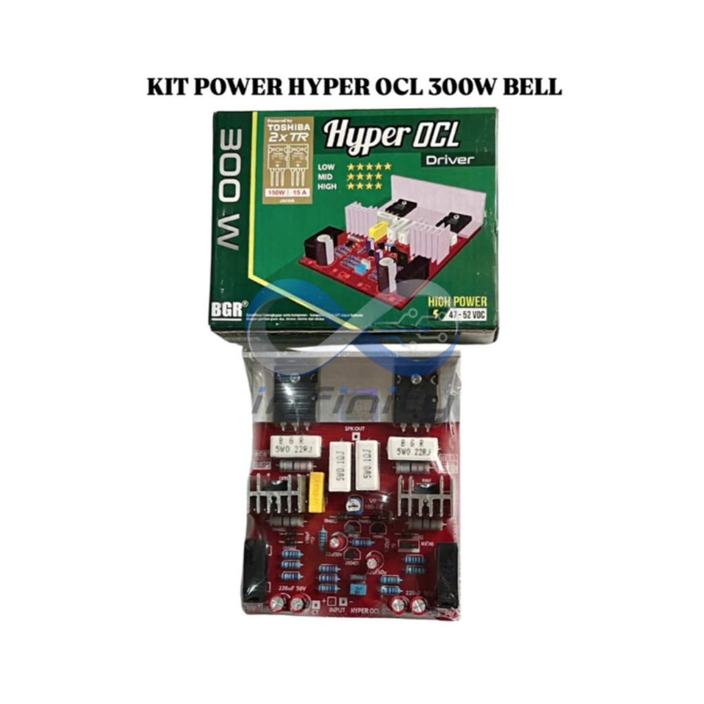Kit Power Hyper OCL 300W Mono Plus TR Final Driver OCL 300W Bell
