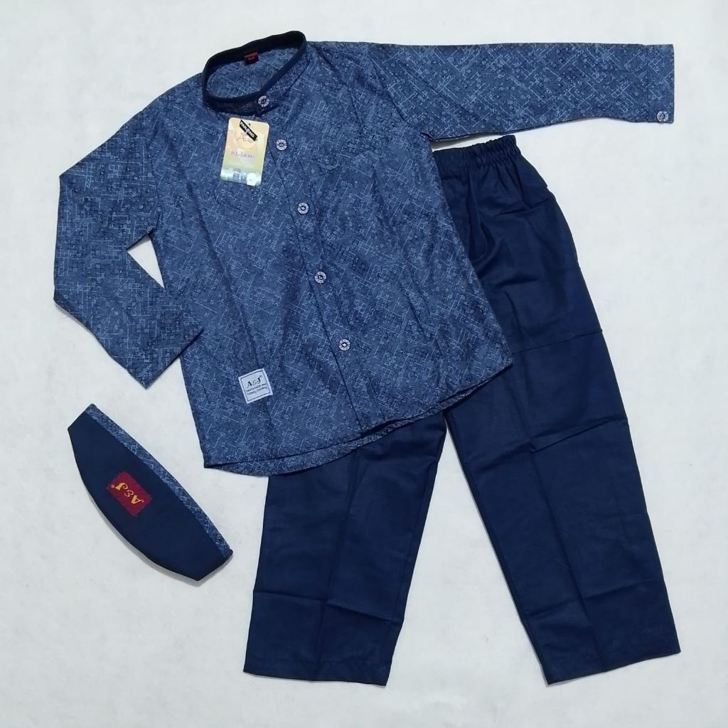 Baju Koko Anak Jaguar A&J Lengan Panjang