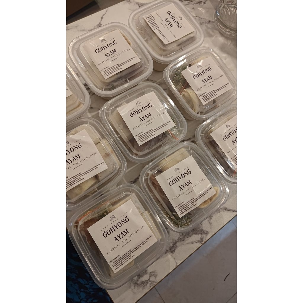 gohyong ayam frozen homemade