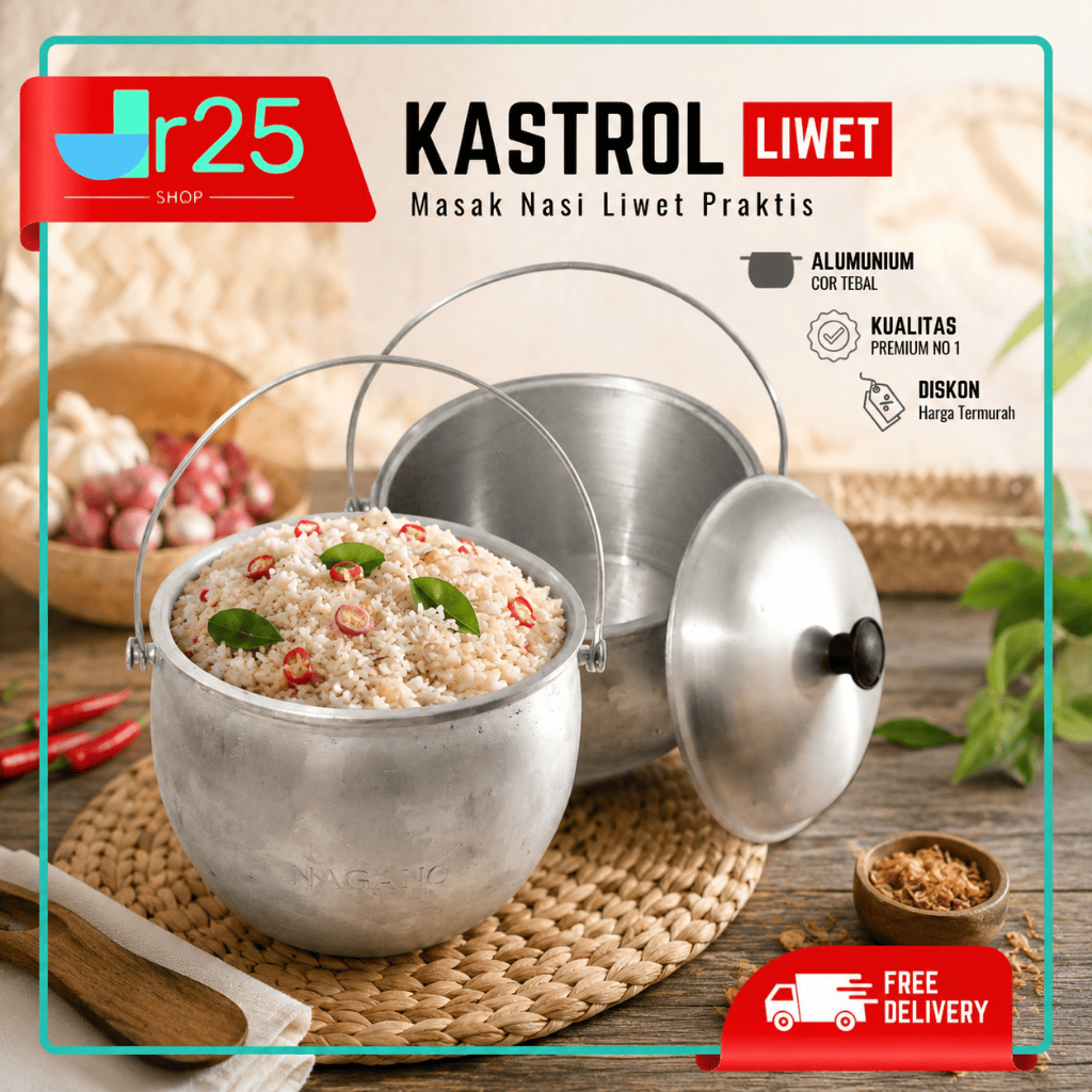 Kastrol no 6 7 8 / Kastrol nasi liwet panci nasi liwet Kastrol Panci Nasi liwet Alumunium Cor tebal