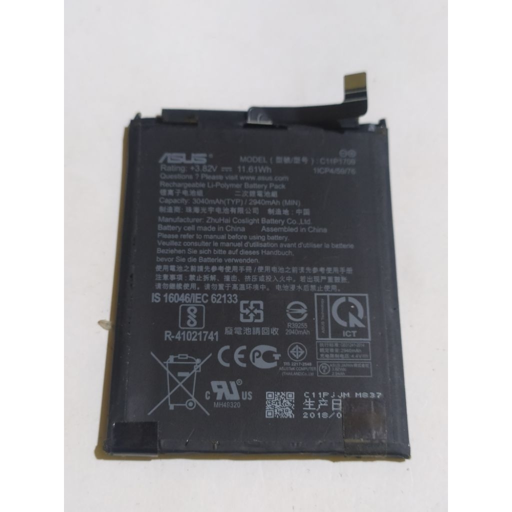 baterai asus zenfone live l2 C11P1709 second original cabutan