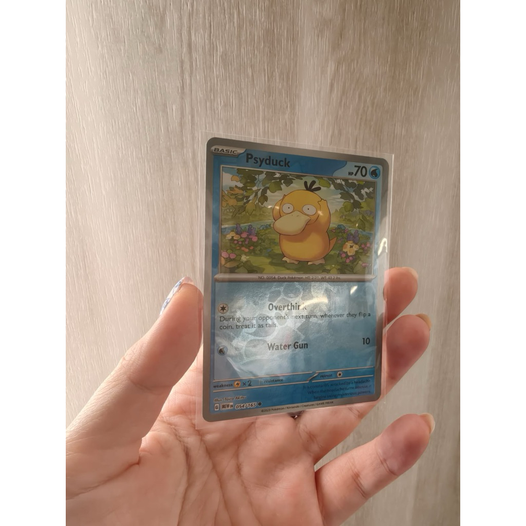 Psyduck 151 reverse Holofoil (pokemon tcg- kartu pokemon)