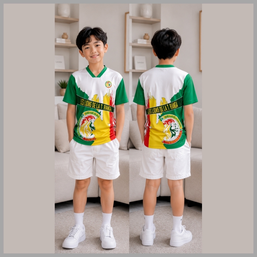 KAOS JERSEY ANAK SENEGAL - JERSEY SENEGAL FANTASY CUSTOM FULLPRINT ART-03