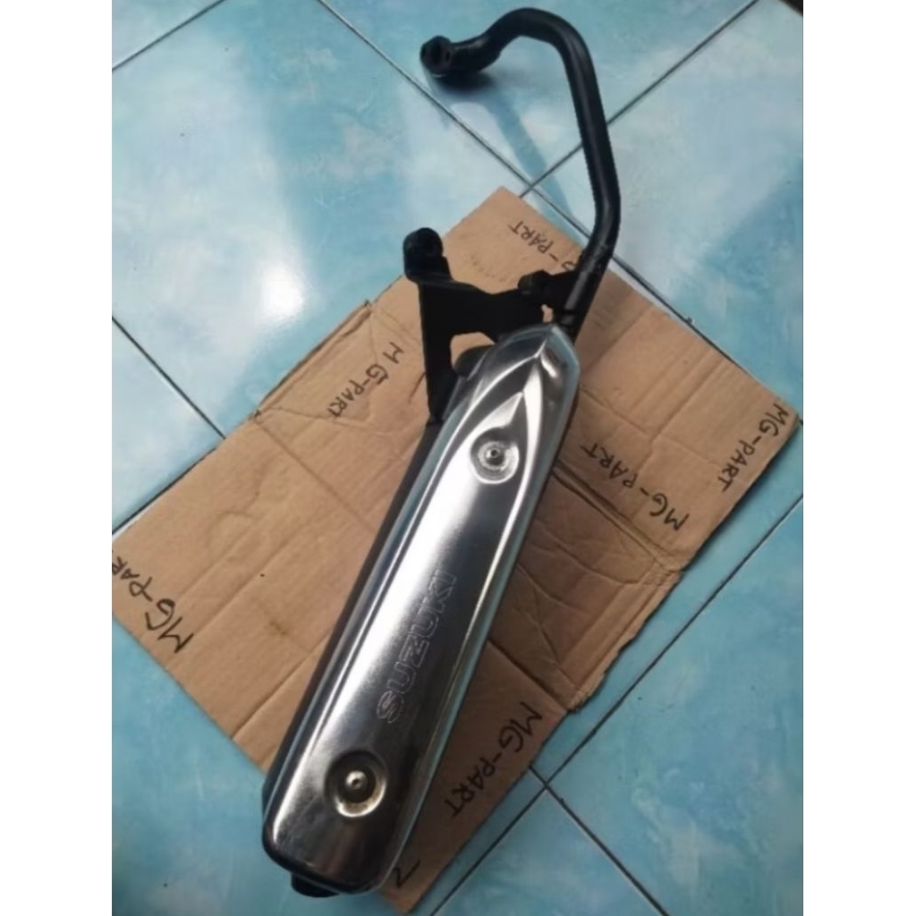 Knalpot Standar Spin 125 Original