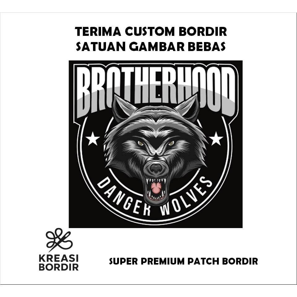 PATCH BORDIR LOGO EMBLEM BROTHERHOOD TERBARU#PATCHVIBE