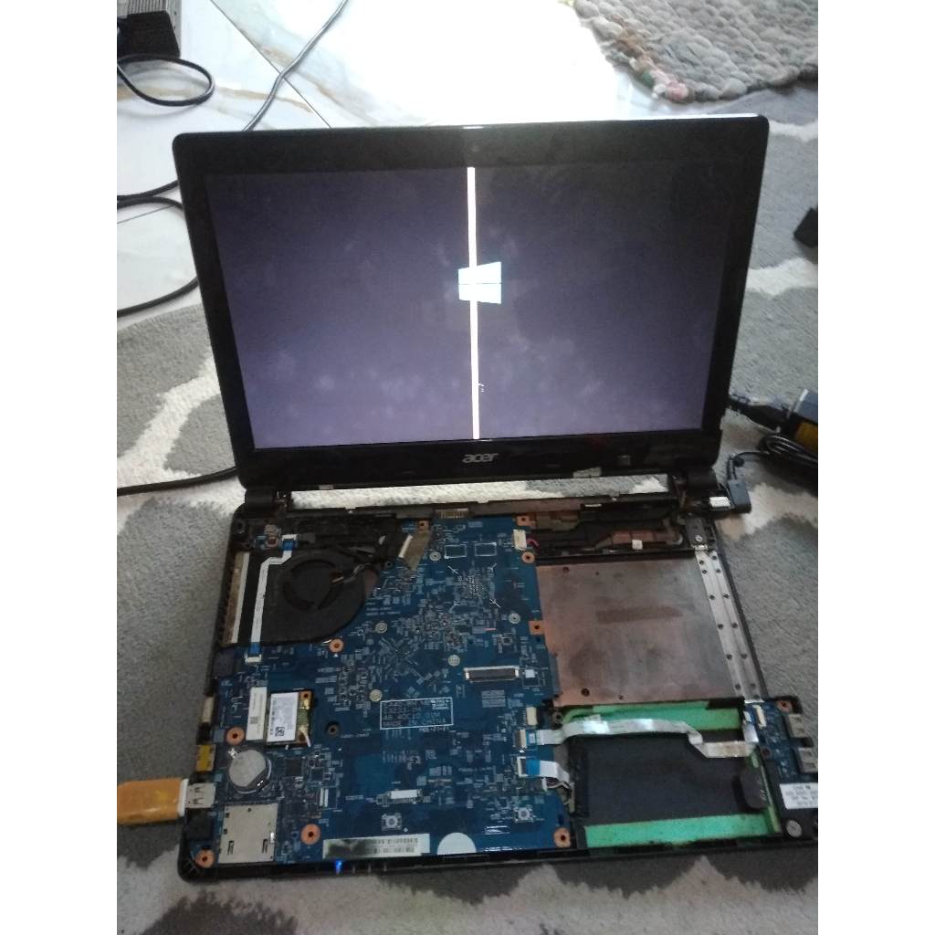 Monitor LCD LED 14 Inch Slim 30 Pin Kuping Atas Bawa Hp Lenovo Acer asus