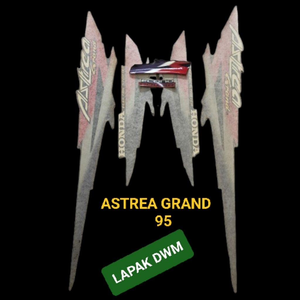STIKER STICKER STRIPING ASTREA GRAND 94 NOS ORIGINAL STRIPPING HONDA ASTREA GRAND SABIT 94 95 ASLI O