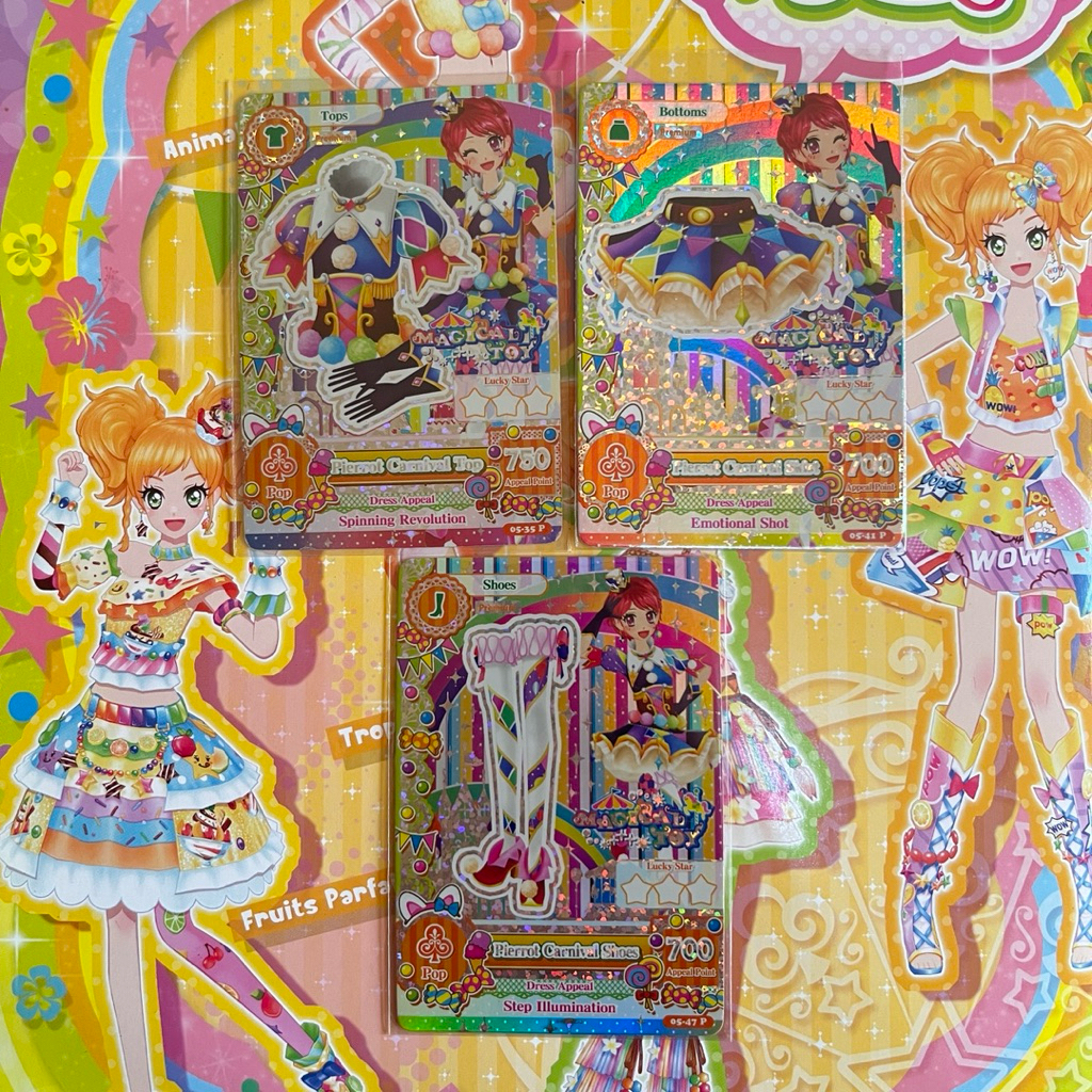 [OFFICIAL] PREMIUM KARTU AIKATSU KAEDE ICHINOSE MAGICAL TOY PIERROT CARNIVAL