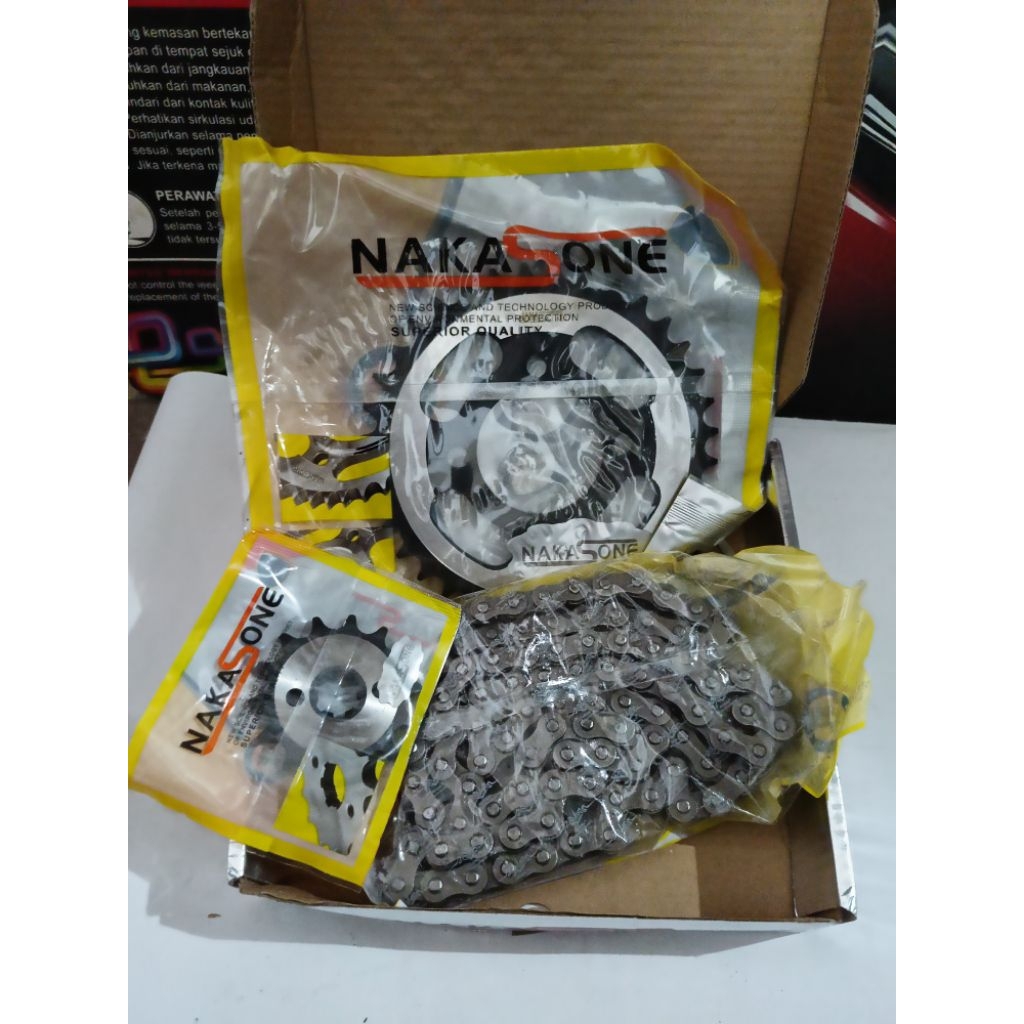 [1SET] GEAR SET GRAND MERK NAKASONE 14T-36T 428H-108L