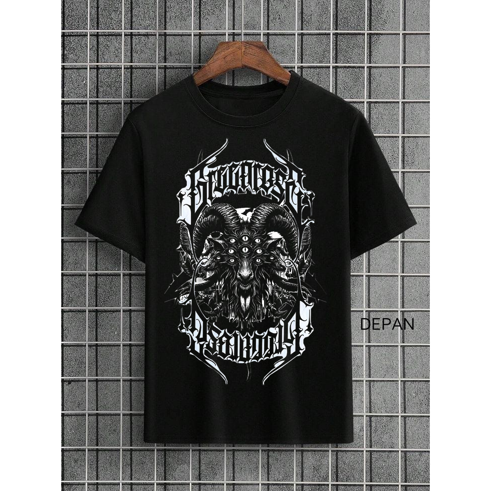 kaos baphomet greenrosed metal