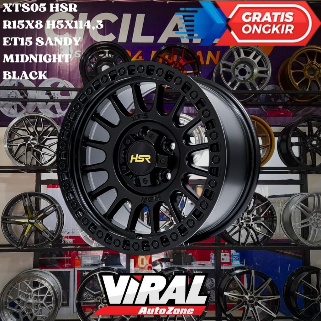 Velg Mobil Hilux Rangga , Hilux SC , Rush , Escape , Kuda , L300 , HSR XTS05 Ring 15 R15