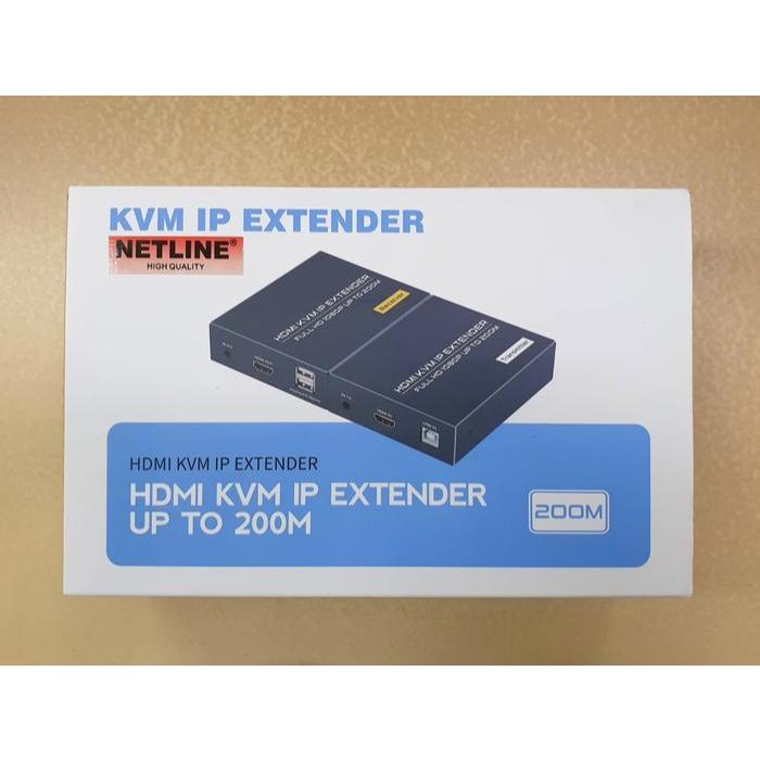 Netline HDMI KVM IP Extender Up To 200Meter / EXTENDER HDMI 200M KVM