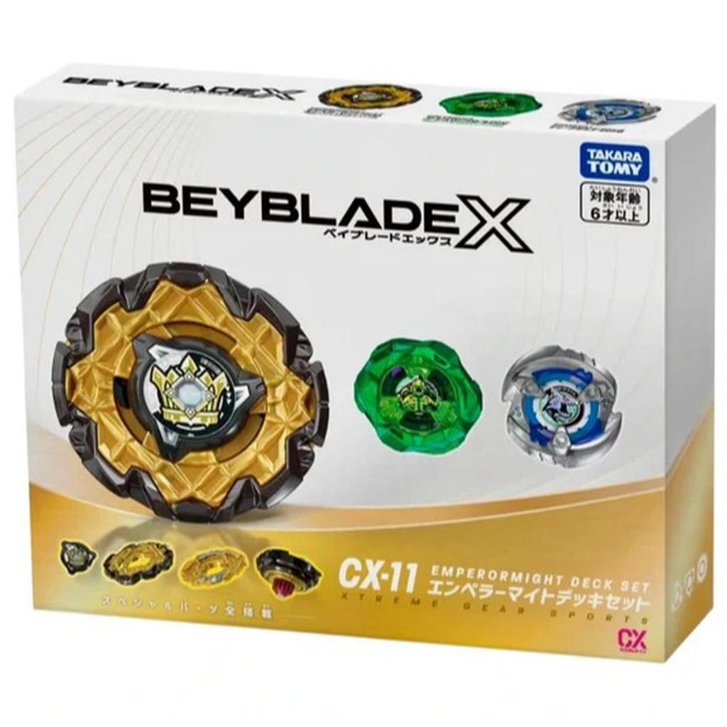 Beyblade X CX-11 EmperorMight Deck Set