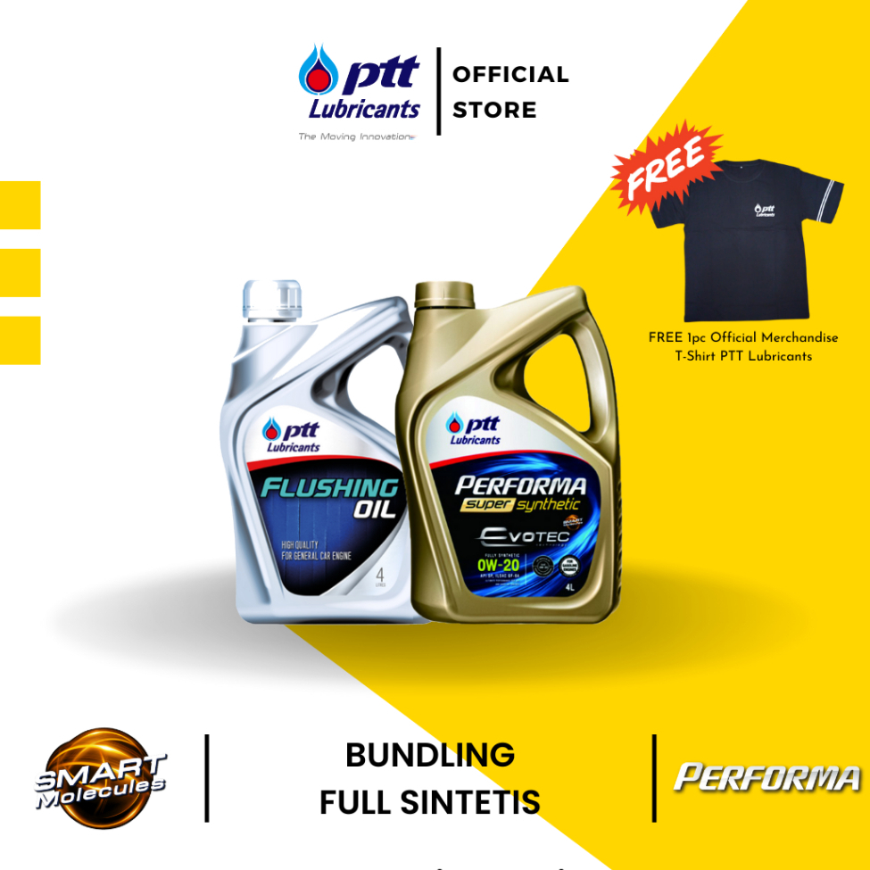 PTT Paket Oli Mesin Bensin 0W20 [4+4L]