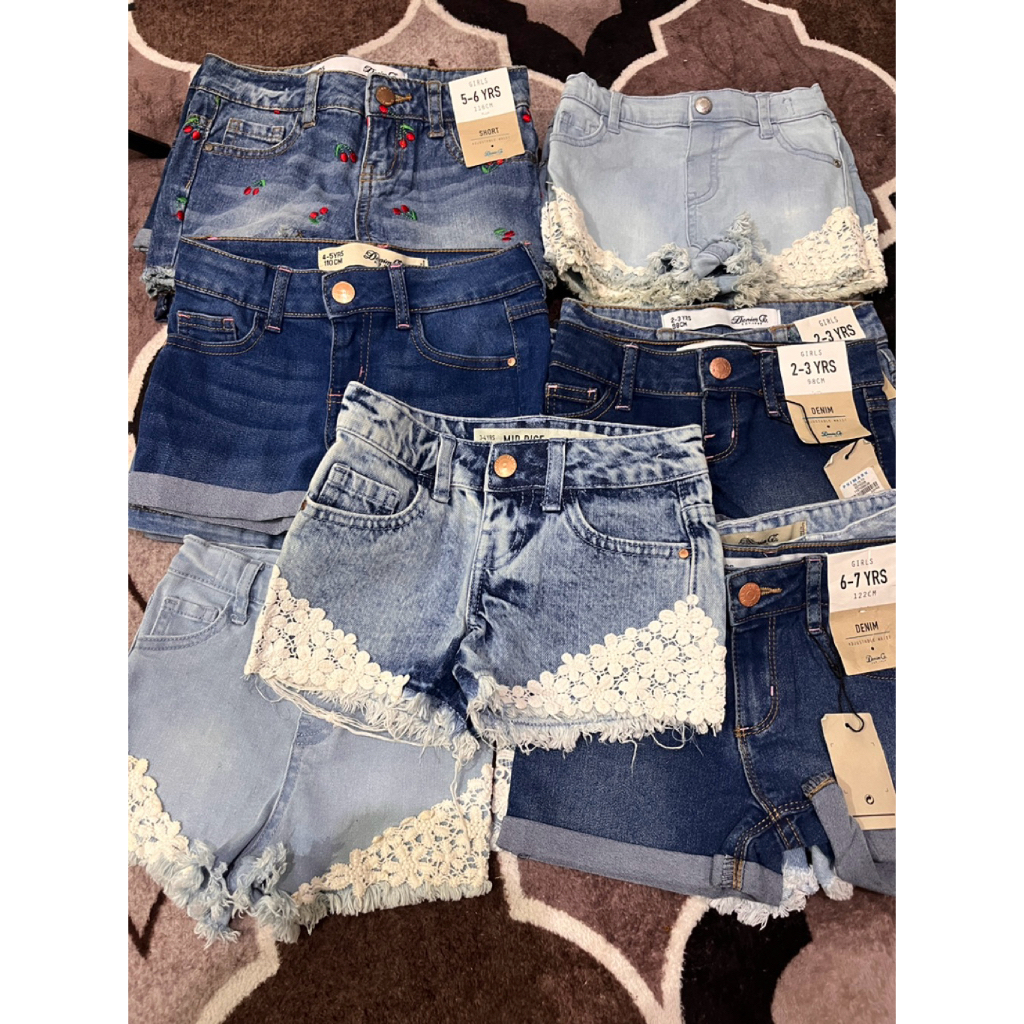 Celana Pendek Jeans Anak Perempuan Denim Co Original | Celana Denim Anak Cewek Branded 12-18M sampai